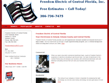 Tablet Screenshot of freedomelectric-cfl.com